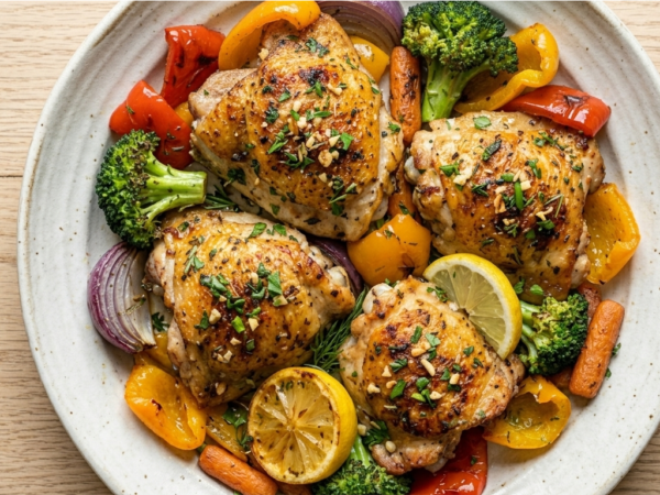 One‑Pan Lemon Herb Chicken and Veggies: The 30‑Minute Dinner Busy Moms Need
