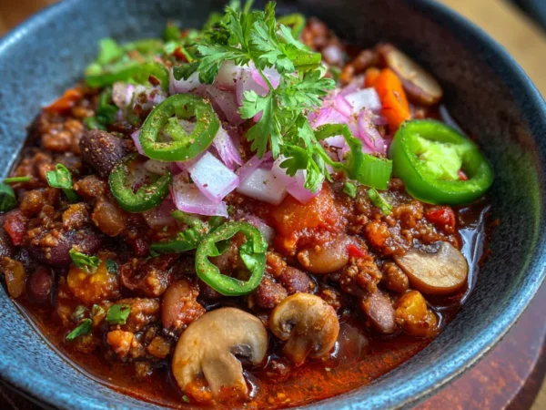 Mushroom ‘Mince’ Chili: The Viral Vegan Recipe That Meat Eaters Actually Love