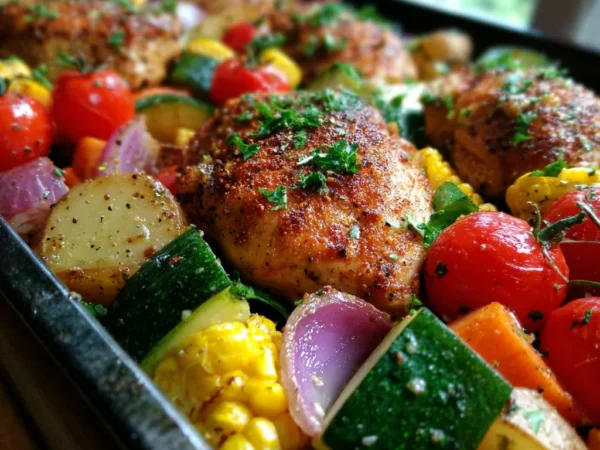 Sheet Pan Chicken and Veggies: A $20 Dinner for the Whole Family